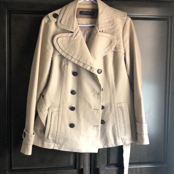 Zara Woman peacoat trench